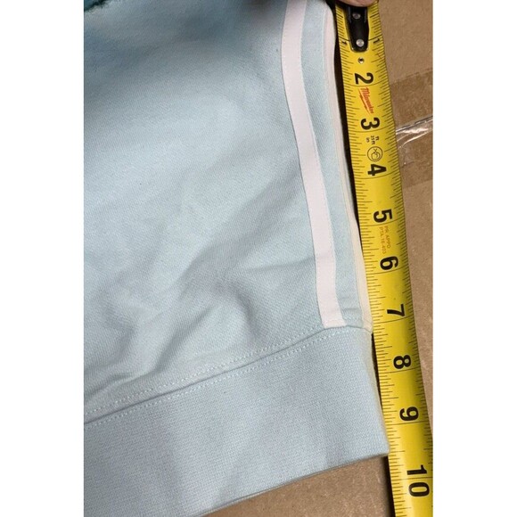 Adidas 2000‎ Luxe Slouchy Crew Sweatshirt  Sweater Women's Size Medium Halo Mint - Picture 4 of 6